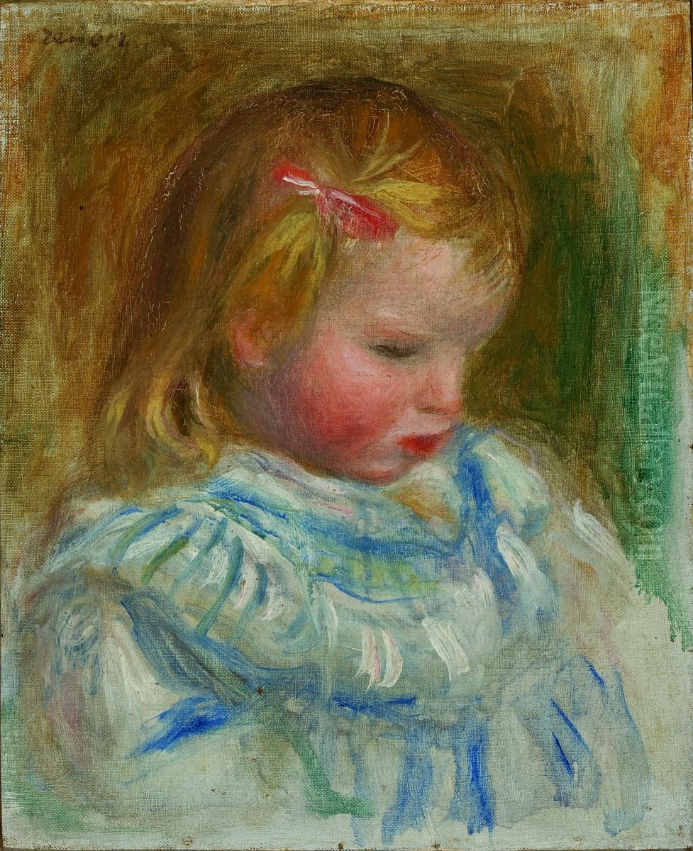 Portrait of Coco Oil Painting by Pierre Auguste Renoir