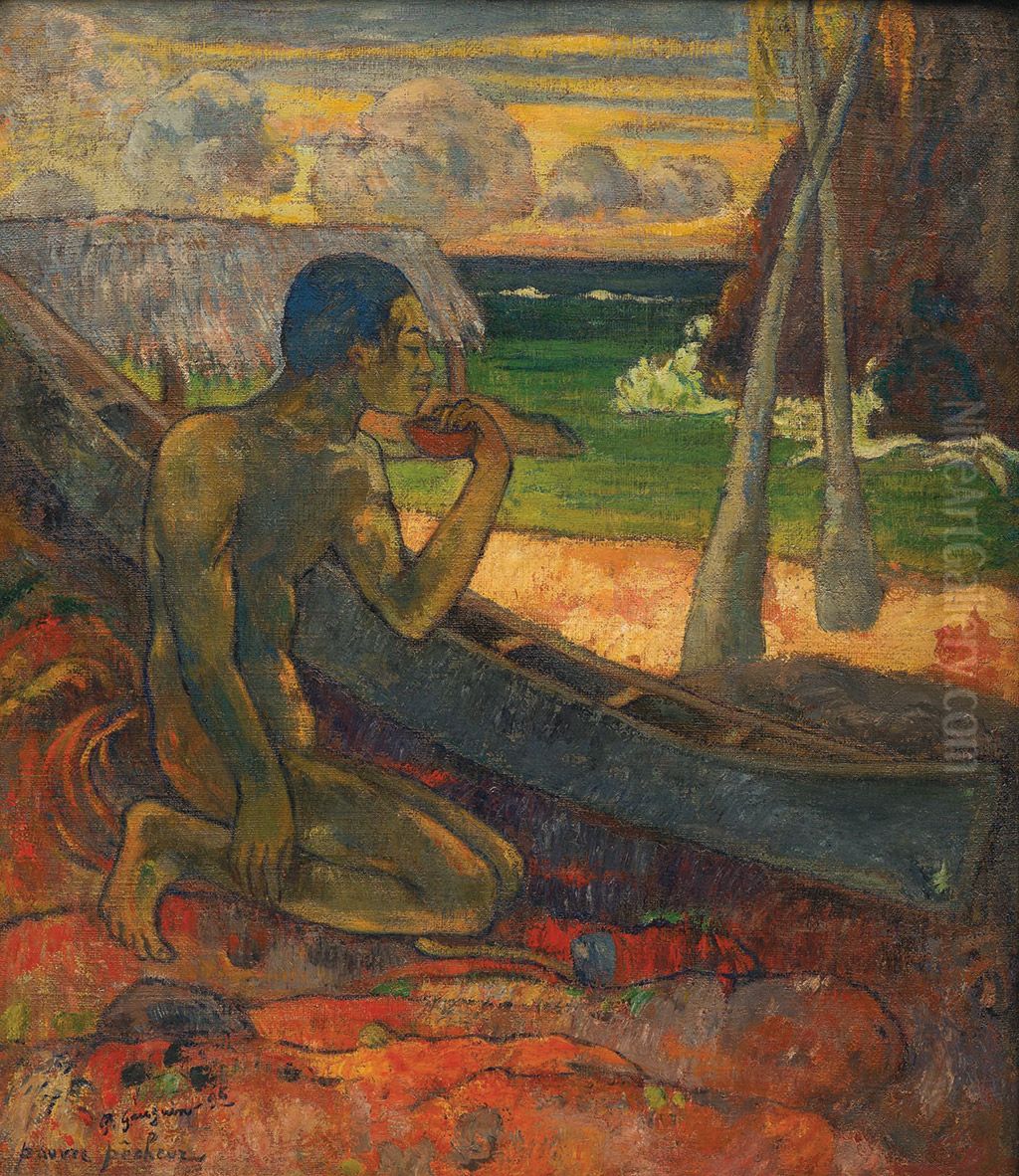 Poor Fisherman Oil Painting by Paul Gauguin