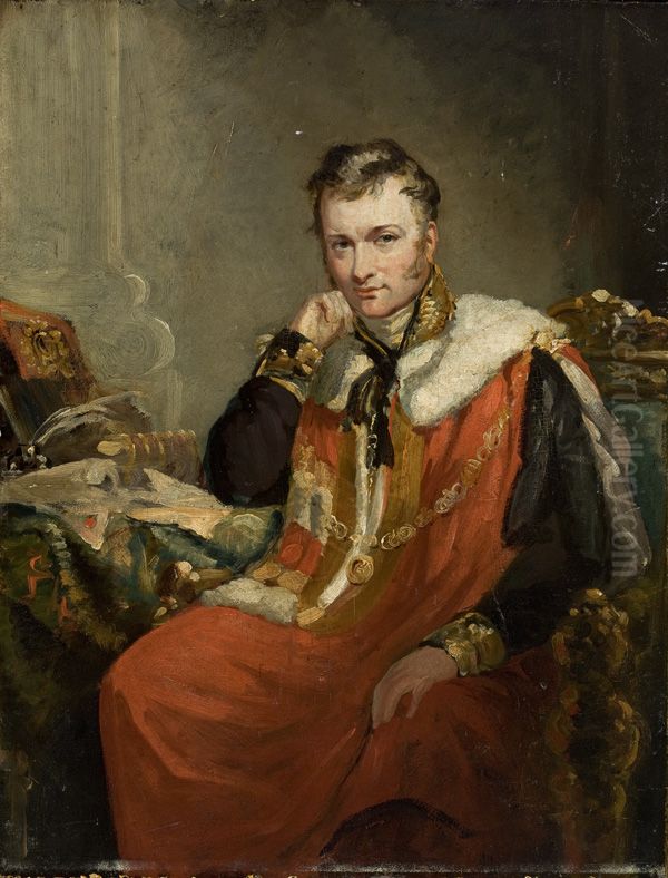 Portrait ofLord Charles Stuart(1779-1845) Oil Painting by George Hayter