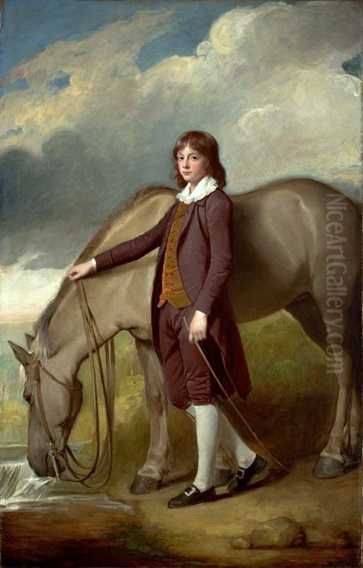 John Walter (ou Wharton) Tempest Oil Painting by George Romney