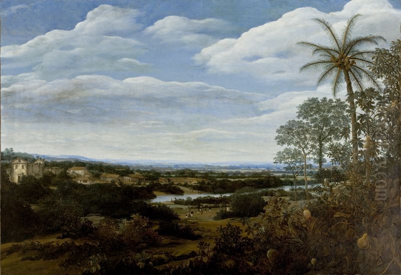 Paysage avec un boa Oil Painting by Frans Post