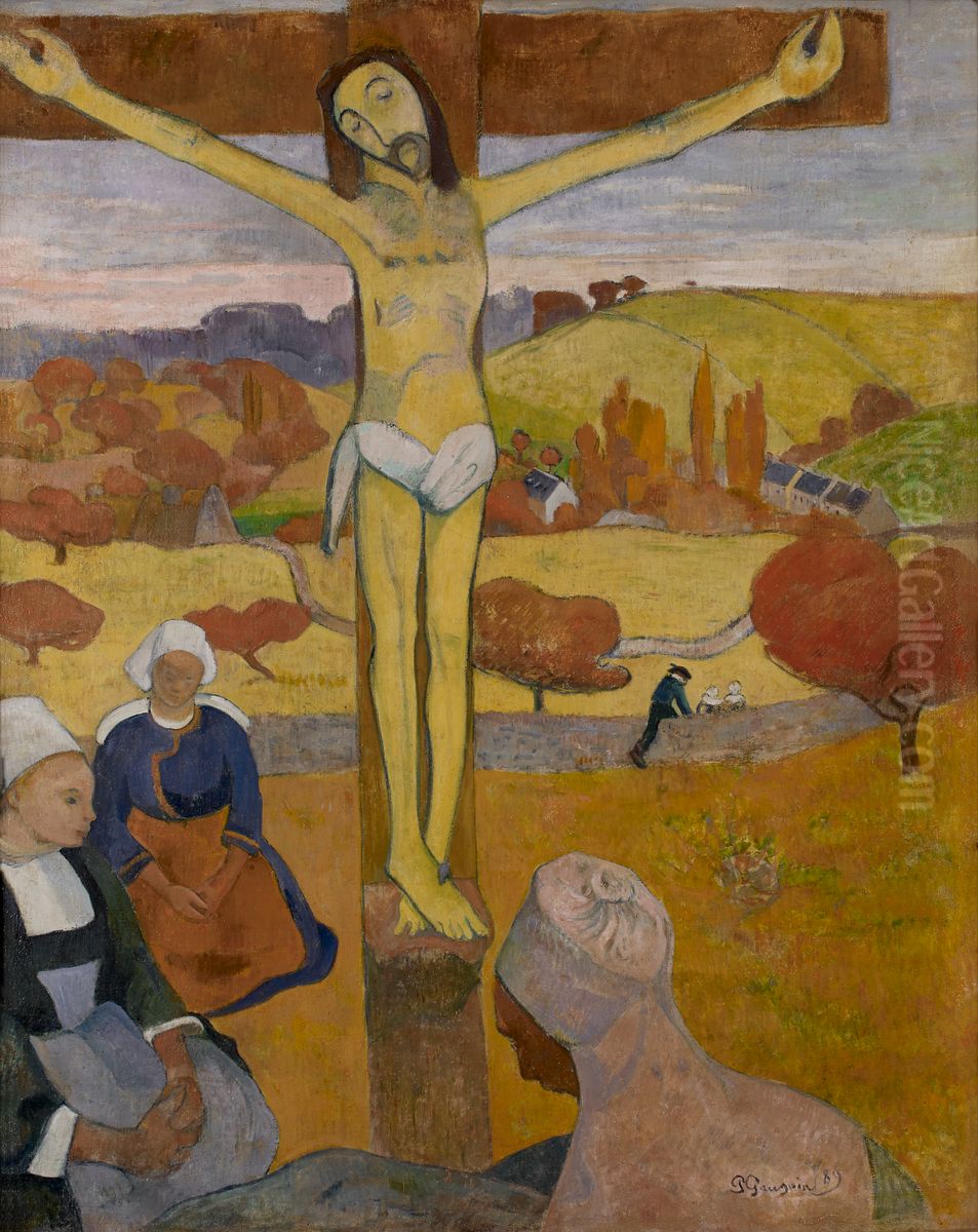 The Yellow Christ Oil Painting by Paul Gauguin
