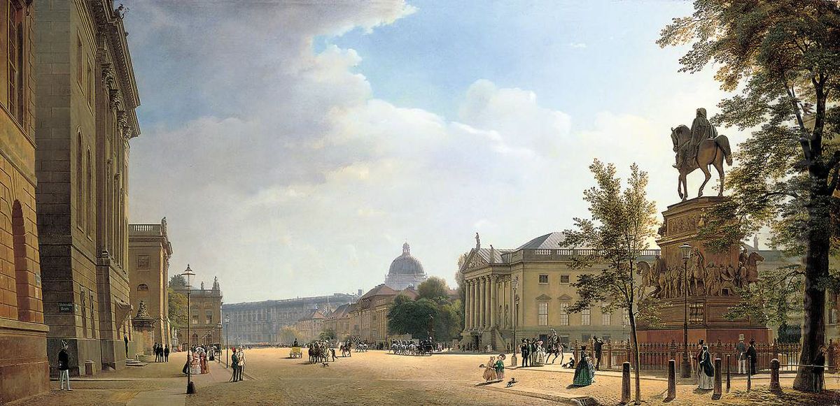 Unter den Linden Oil Painting by Eduard Gaertner