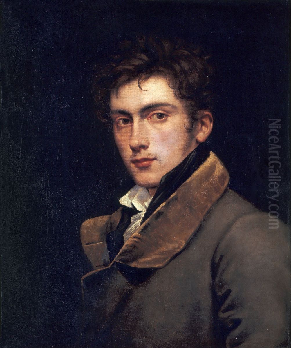 Self-portrait Oil Painting by Carl Joseph Begas