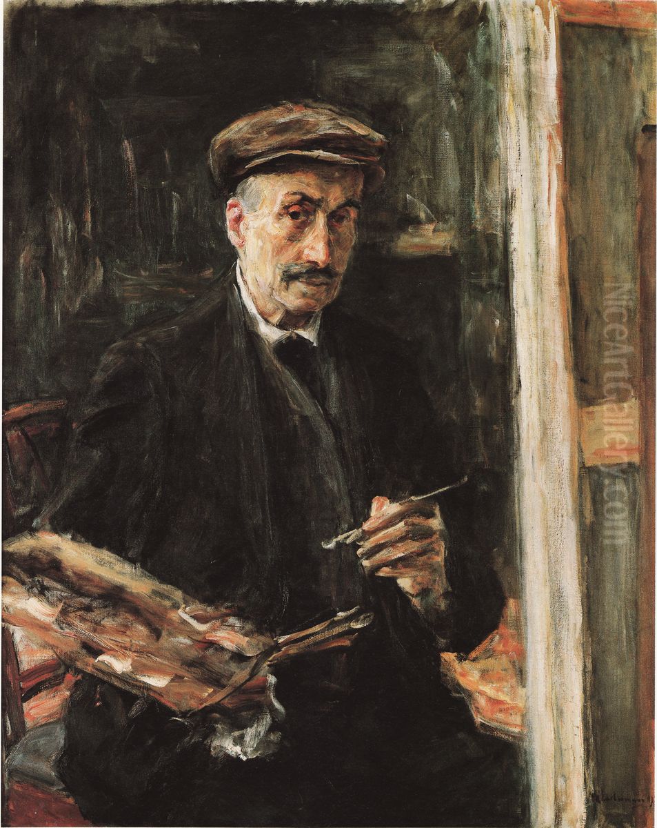 Self-portrait Oil Painting by Max Liebermann