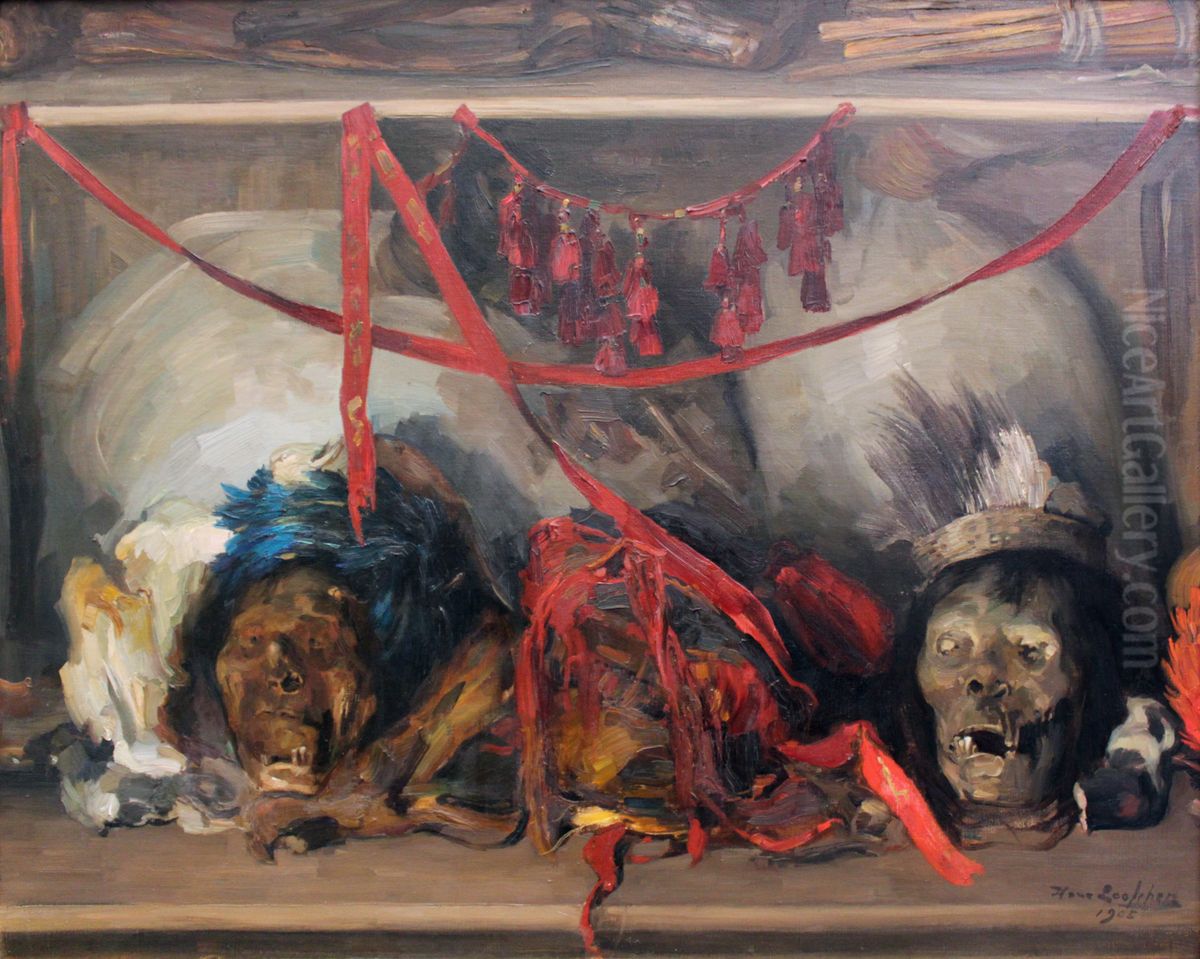 Altperuanische Graberfunde Oil Painting by Hans Looschen