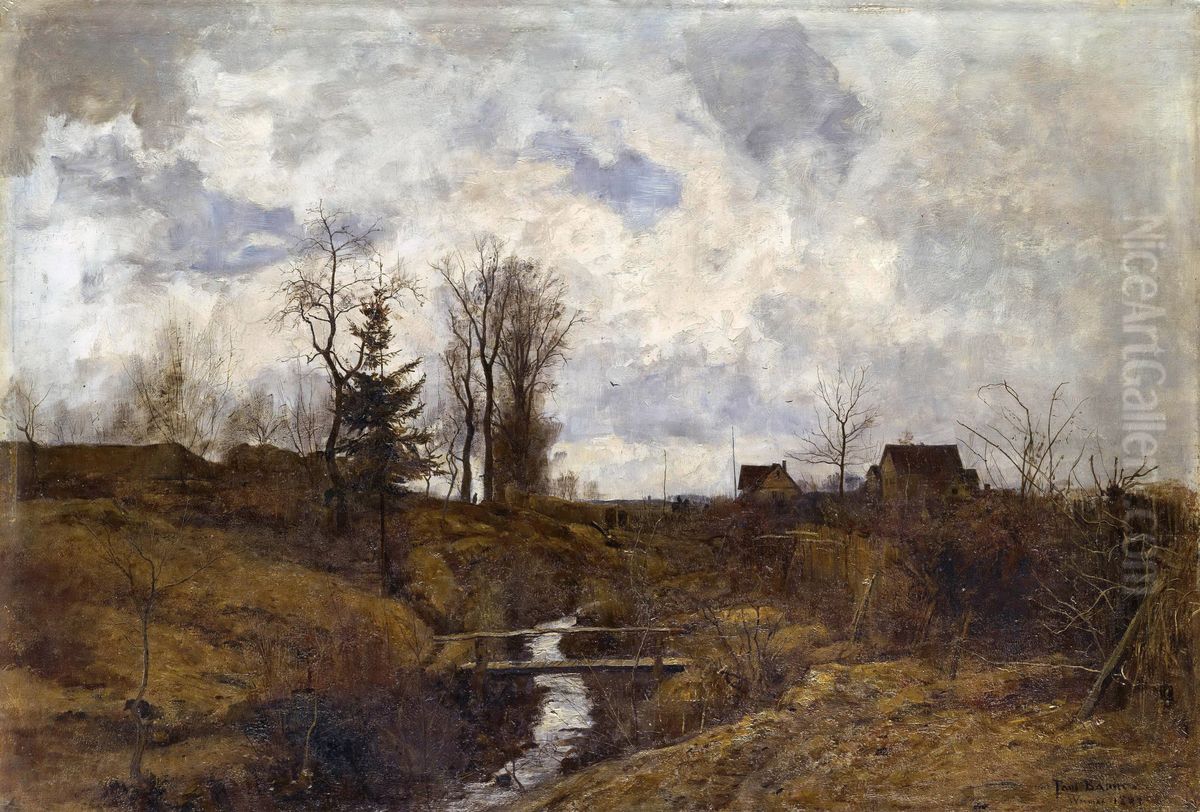 Weimar, after the rain Oil Painting by Paul Baum