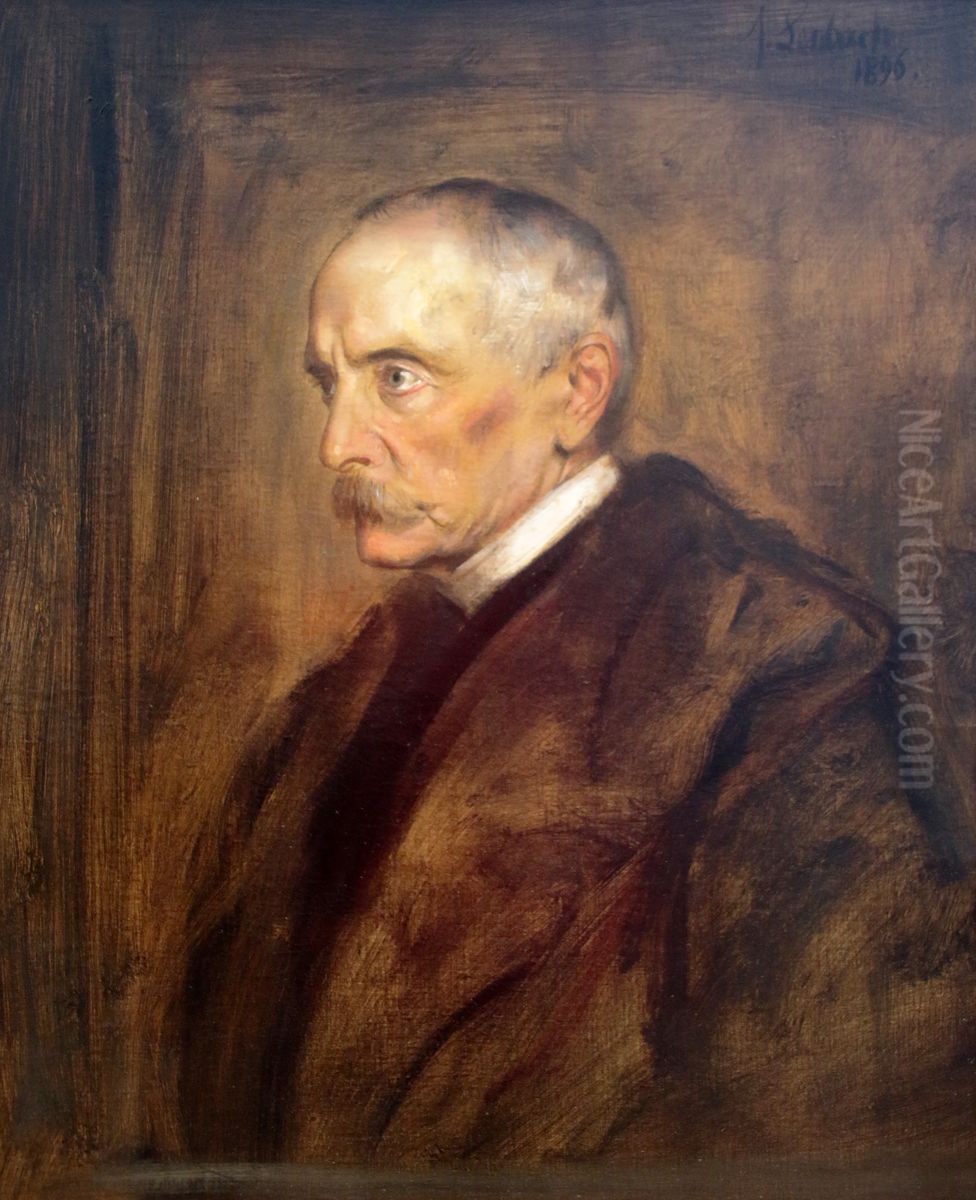 Ritratto di Chlodwig zu Hohenlohe Oil Painting by Lenbach Franz Von