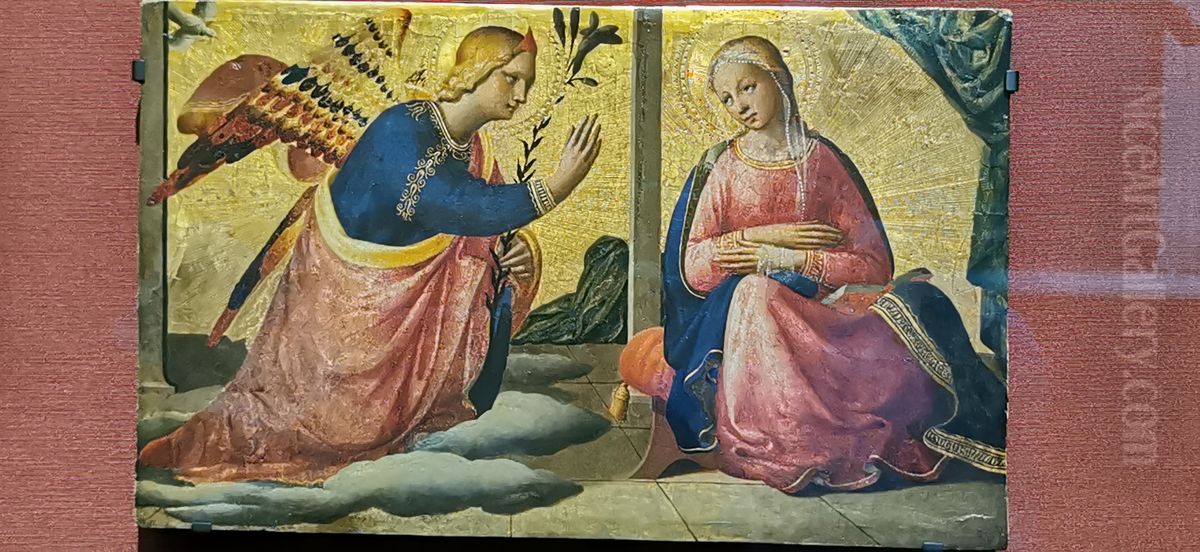 Annunciation Oil Painting by Fra Angelico