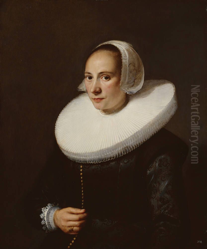 Portrait of a Woman Oil Painting by Michiel Jansz. van Mierevelt
