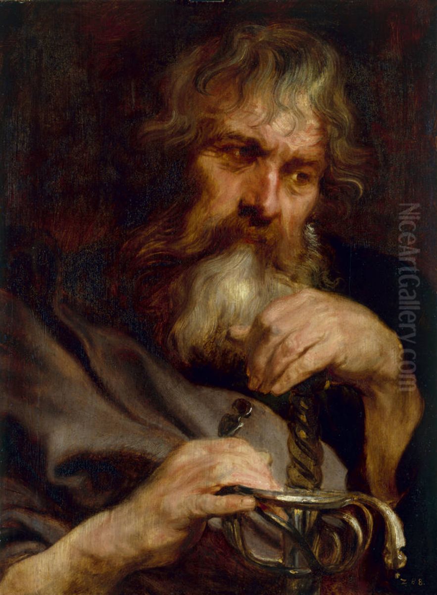 The Apostle Saint Paul Oil Painting by Sir Anthony Van Dyck