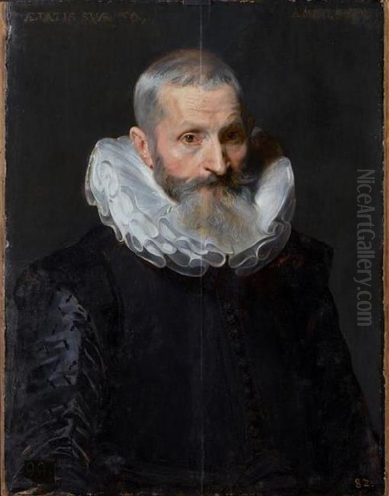 Portrait of a 60-year-old Man Oil Painting by Sir Anthony Van Dyck