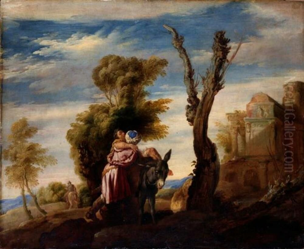 The parabel of the Good Samaritan Oil Painting by Domenico Fetti