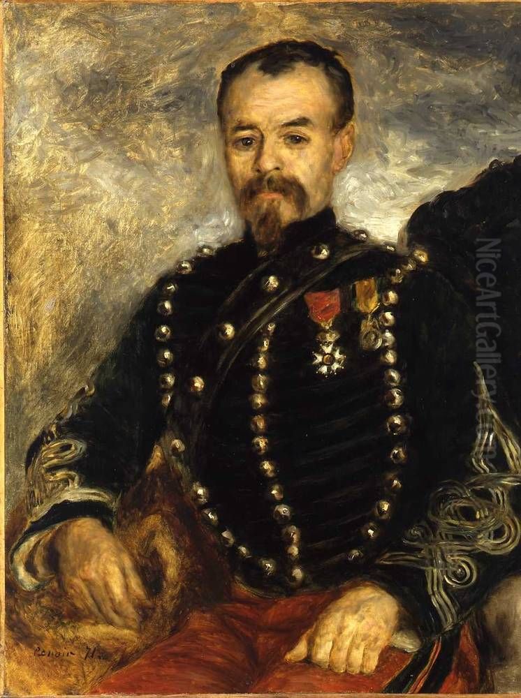 Bildnis des Capitaine Edouard Bernier Oil Painting by Pierre Auguste Renoir