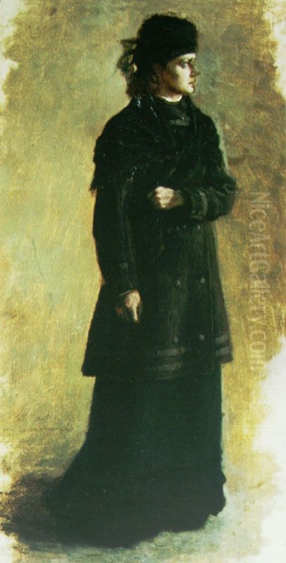 The Terrorist Oil Painting by Nikolai Yaroshenko