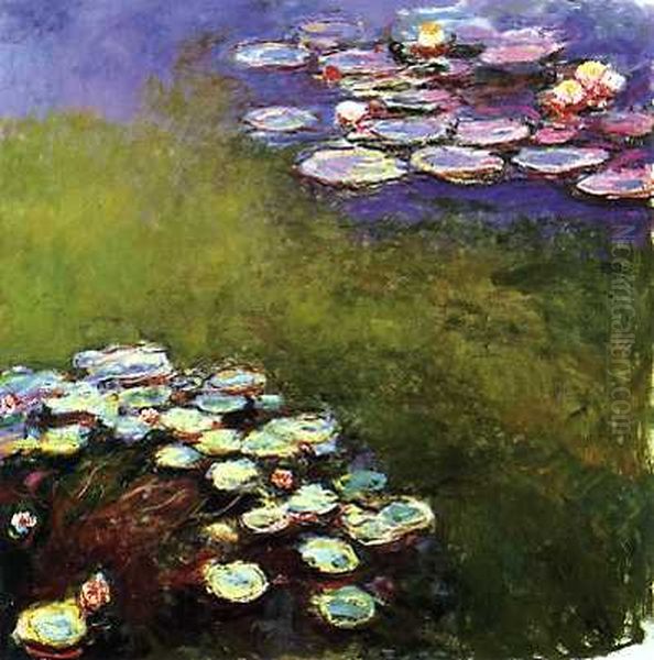 Nympheas Oil Painting by Claude Oscar Monet