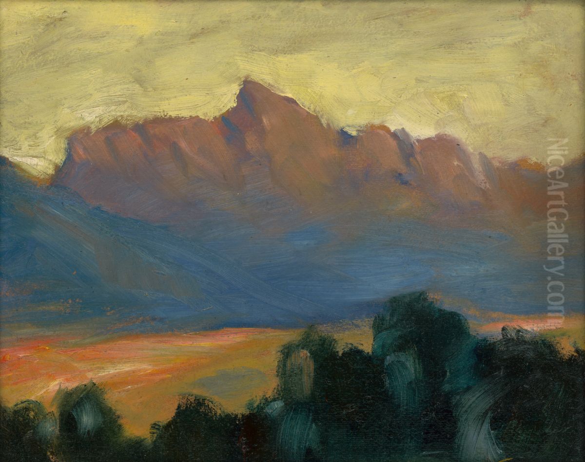 Krivan Oil Painting by Zoltan Palugyay