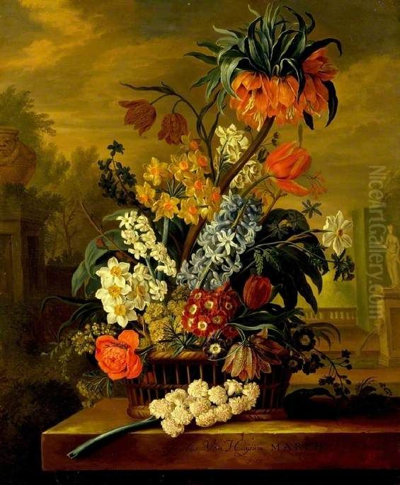 March Oil Painting by Jacob van Huysum