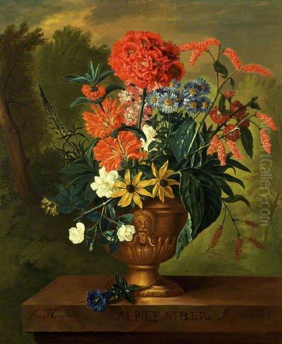 September Oil Painting by Jacob van Huysum