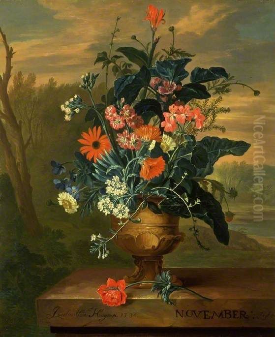 November Oil Painting by Jacob van Huysum