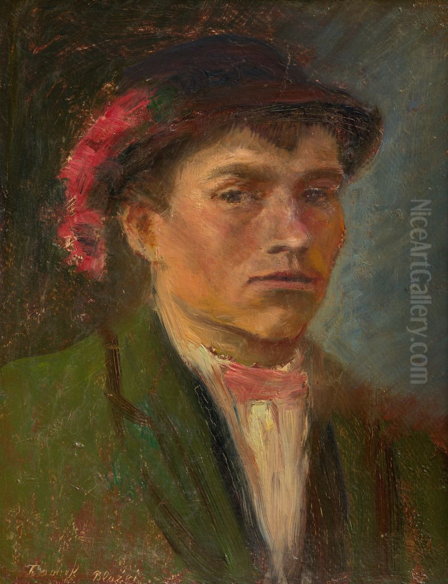 Tomek Blazej Oil Painting by Laszlo Mednyanszky