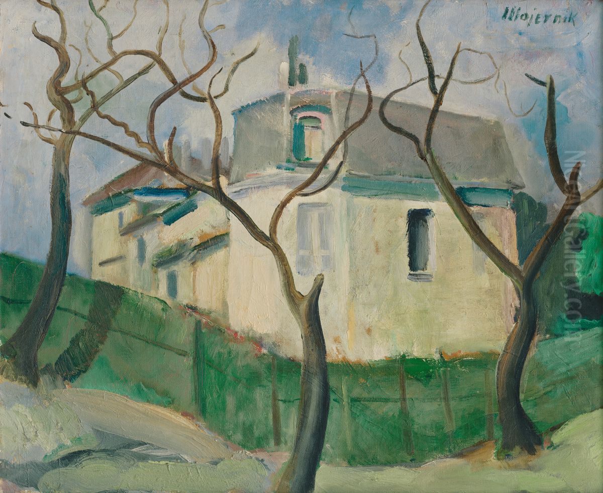 Vilka v zahrade Oil Painting by Cyprian Majernik