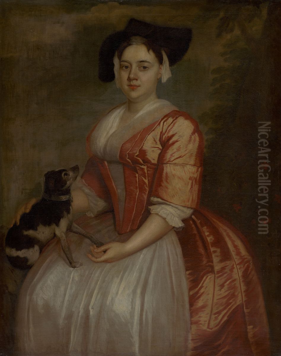 Miss Collot Oil Painting by William Hogarth