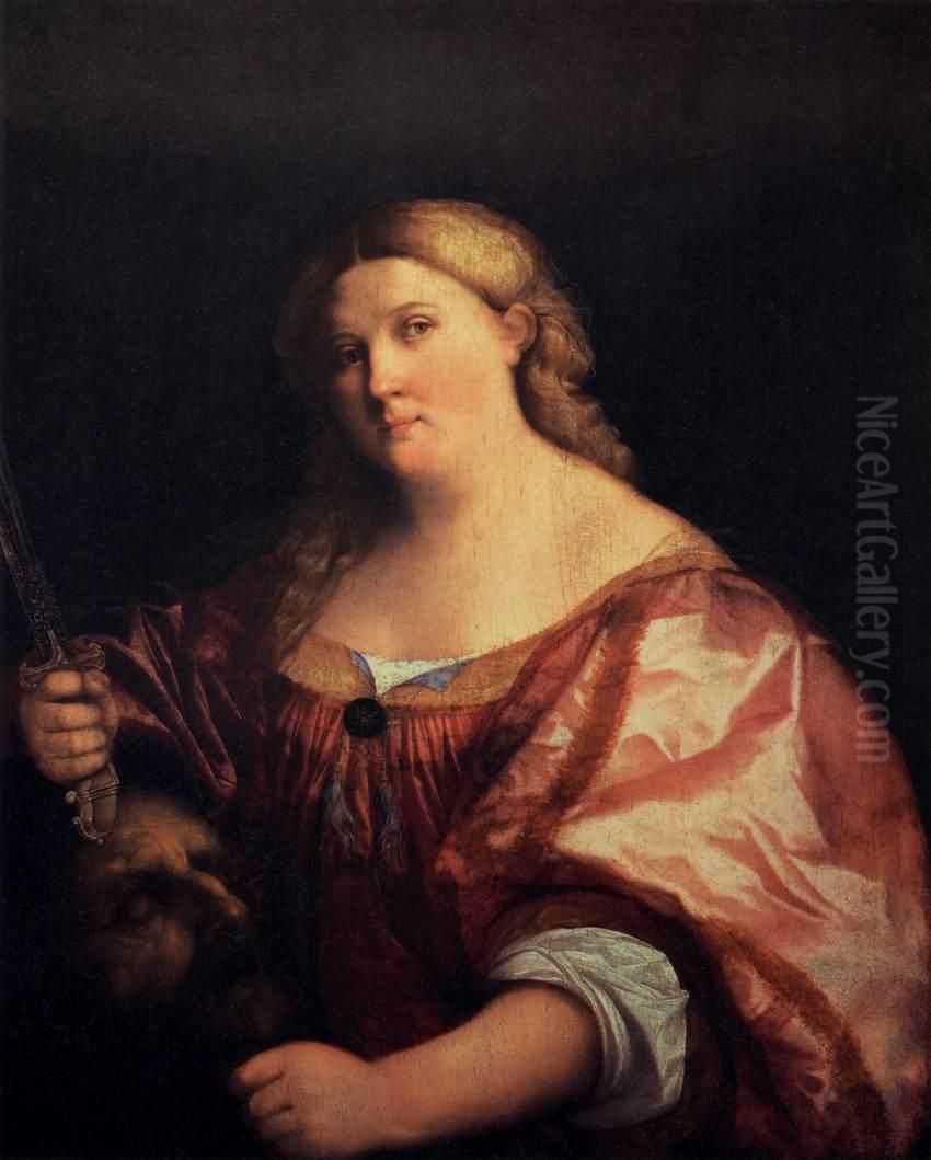 Judith Oil Painting by Palma Vecchio
