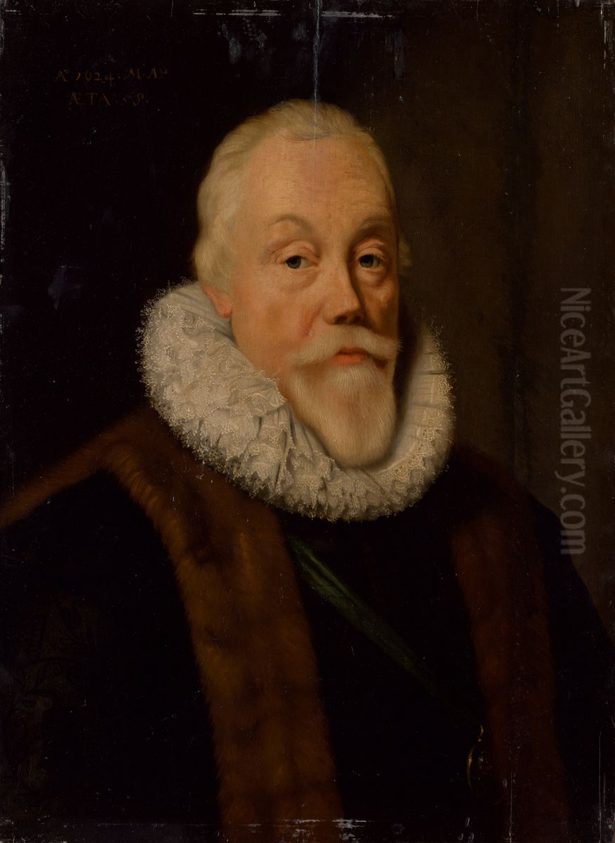 Nobleman Oil Painting by Daniel Mijtens