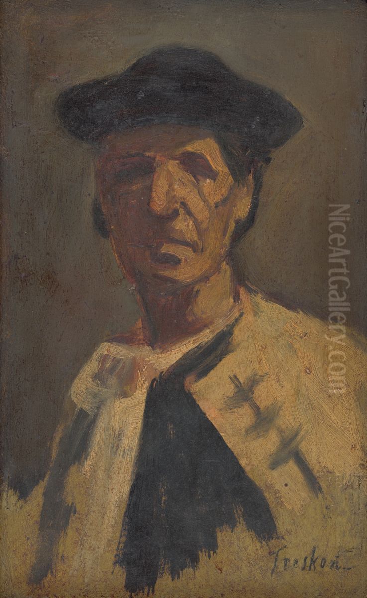 Studia Dlhopolca Oil Painting by Ladislav Treskon