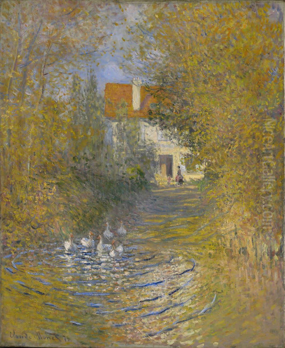 The Geese Oil Painting by Claude Oscar Monet