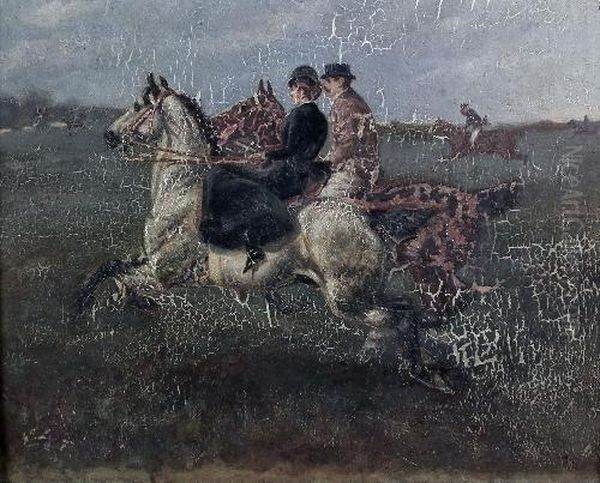 Ware Brook Oil Painting by Alfred Chantrey Corbould
