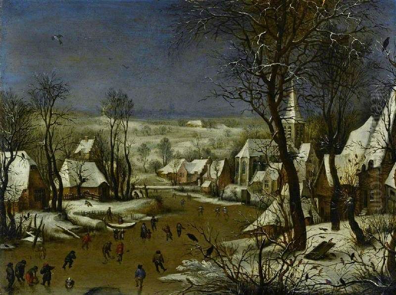The Bird-Trap Oil Painting by Pieter Brueghel the Elder