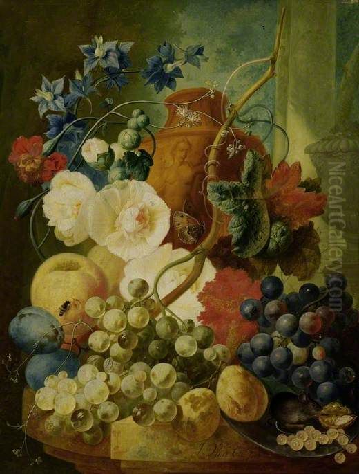 Fruit Piece Oil Painting by Jan van Os