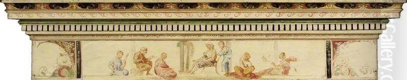 The Return of Odysseus to His Hearth Oil Painting by Alfred Stevens