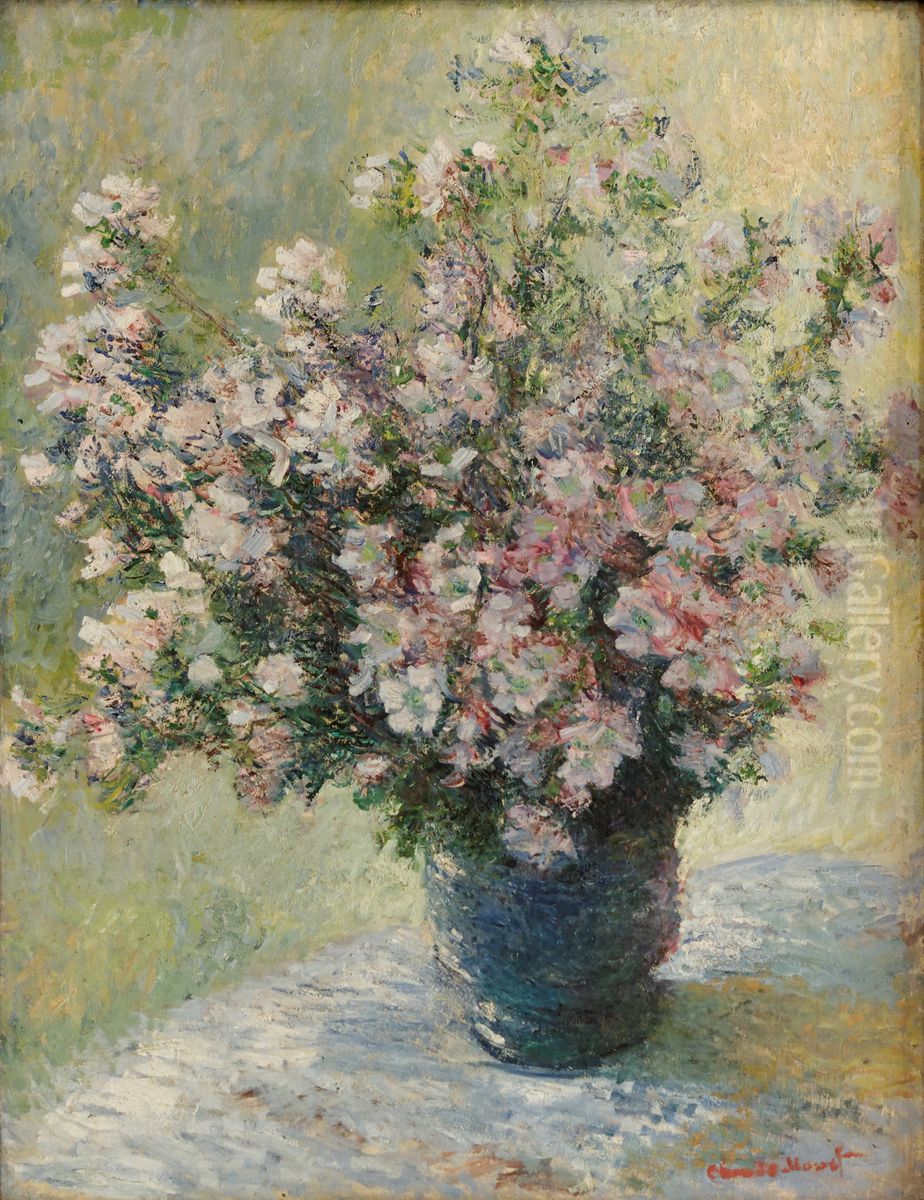 Vase of Flowers Oil Painting by Claude Oscar Monet