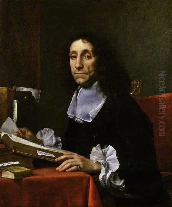Sir Thomas Baines FRS, FRCP (1622-1681) Oil Painting by Carlo Dolci