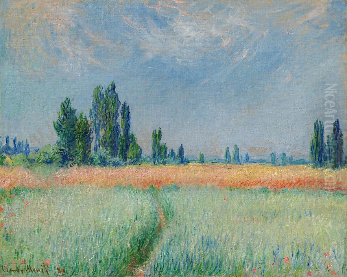 Weizenfeld Oil Painting by Claude Oscar Monet