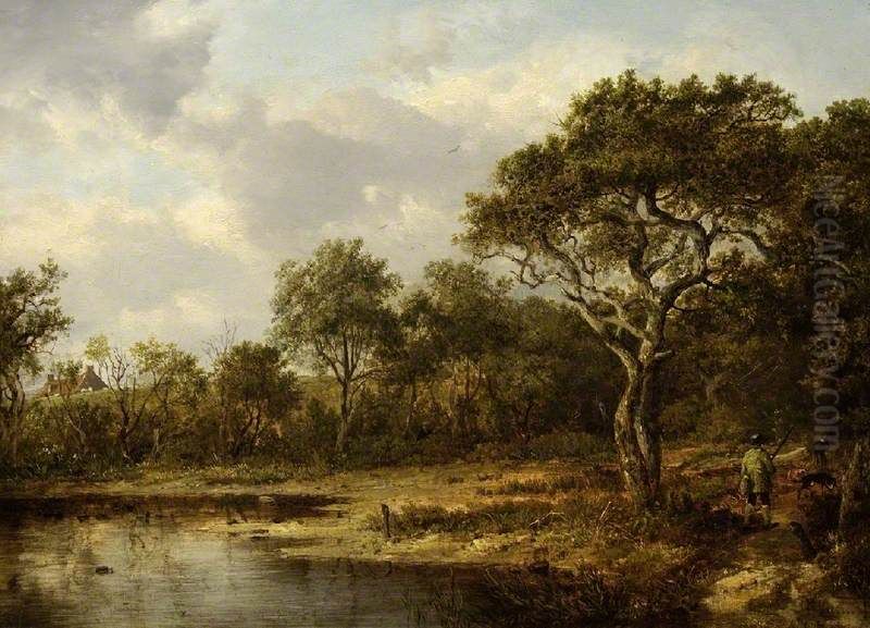 View near Norwood Oil Painting by Patrick Nasmyth