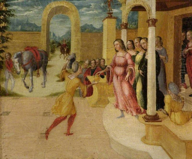 Classical Subject Oil Painting by Niccolo Giolfino