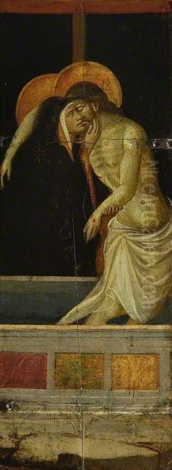 Pieta (verso, panel 1) Oil Painting by Giovanni dal Ponte