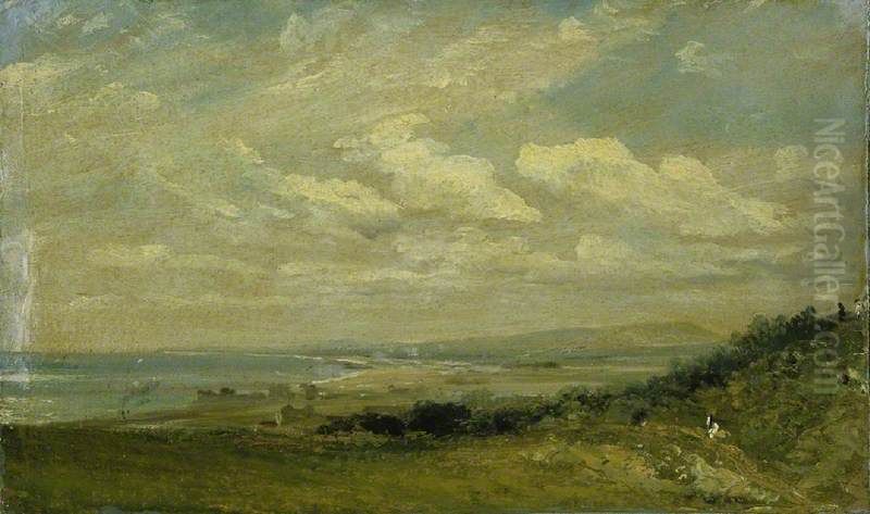 Shoreham Bay, near Brighton Oil Painting by John Constable