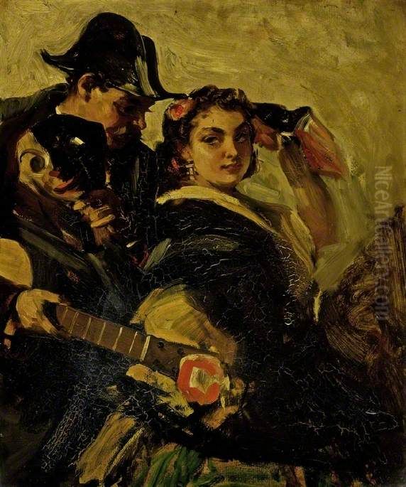 Spanish Carnival Oil Painting by John Phillip