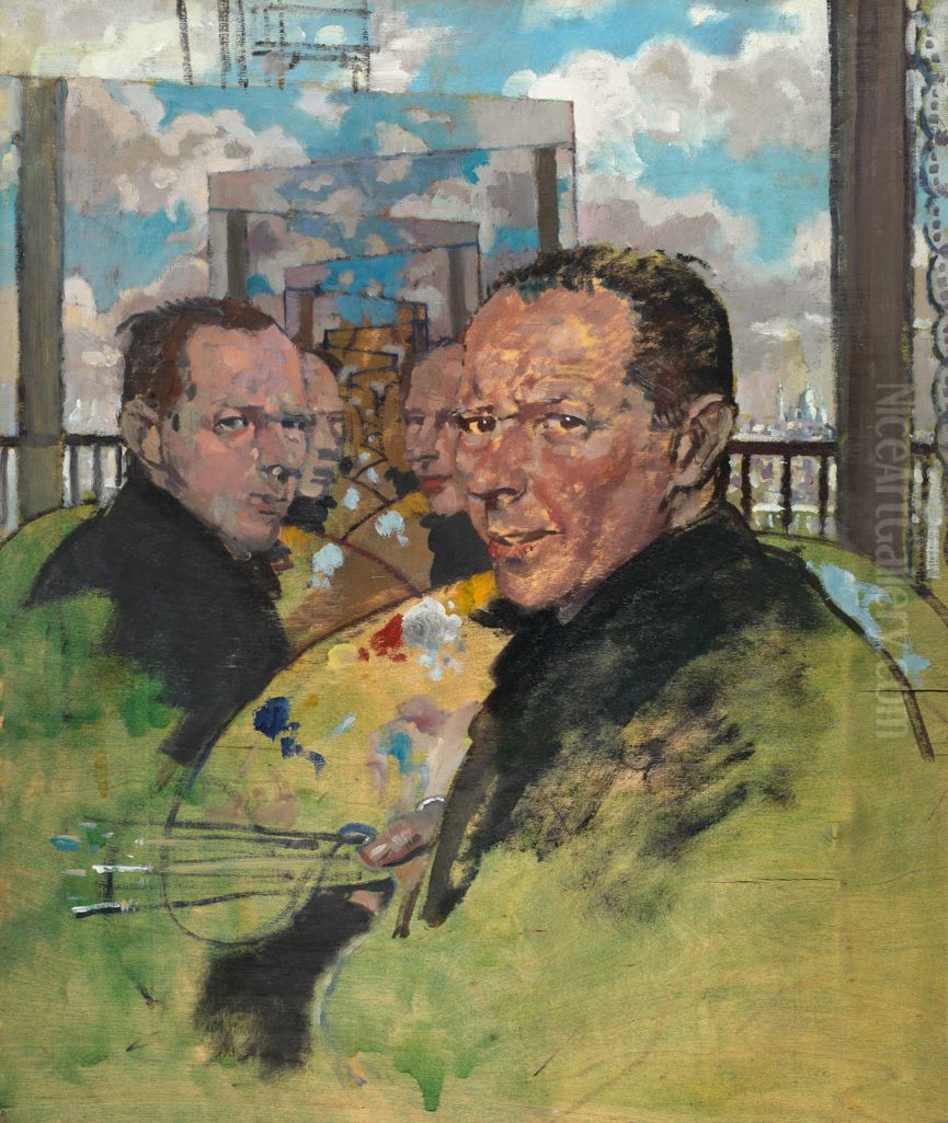 Self Portrait Oil Painting by William Orpen