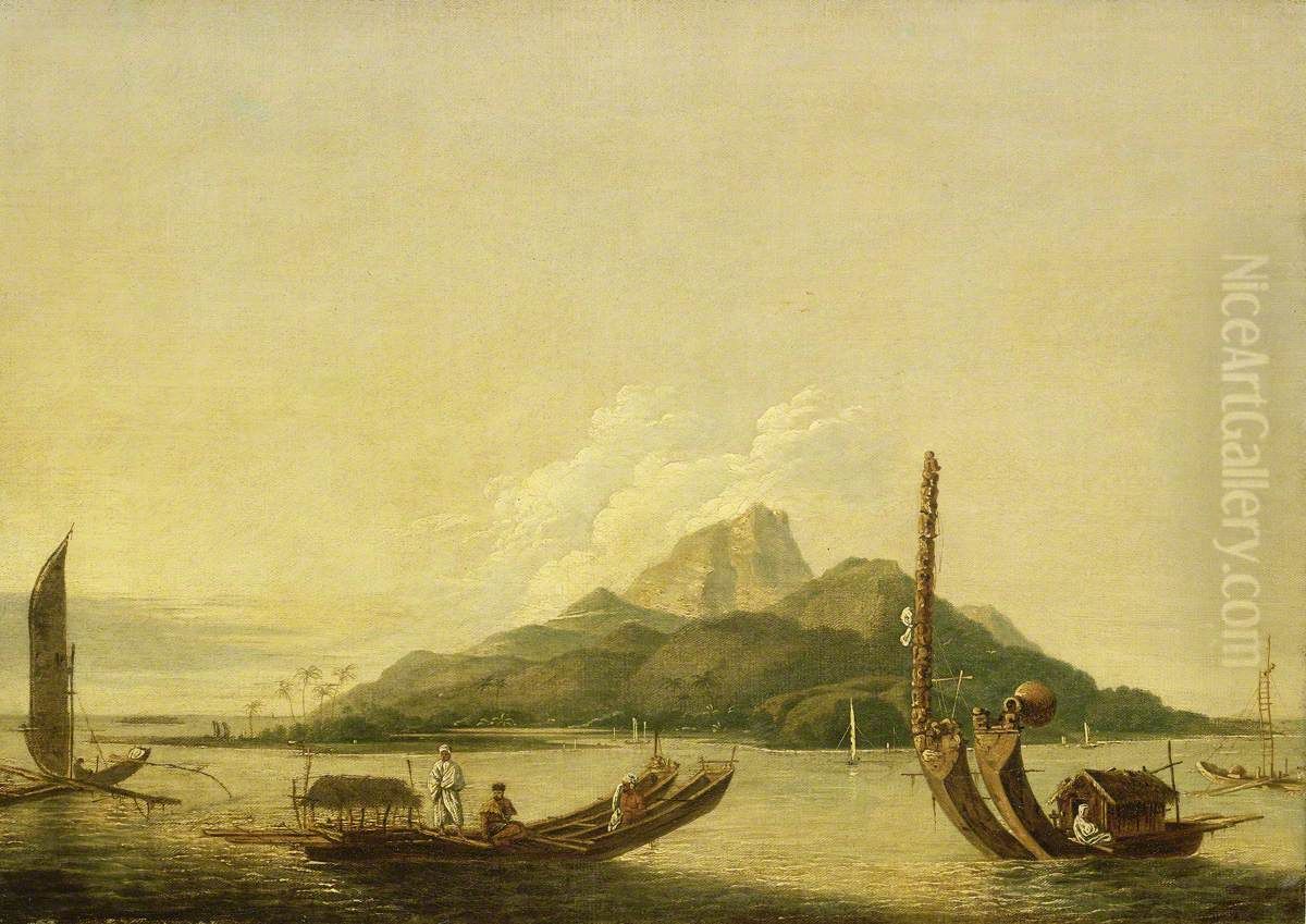 Tahiti Oil Painting by William Hodges