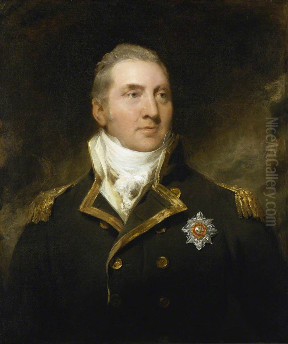 Captain Sir Edward Pellew, later 1st Viscount Exmouth Oil Painting by Thomas Lawrence