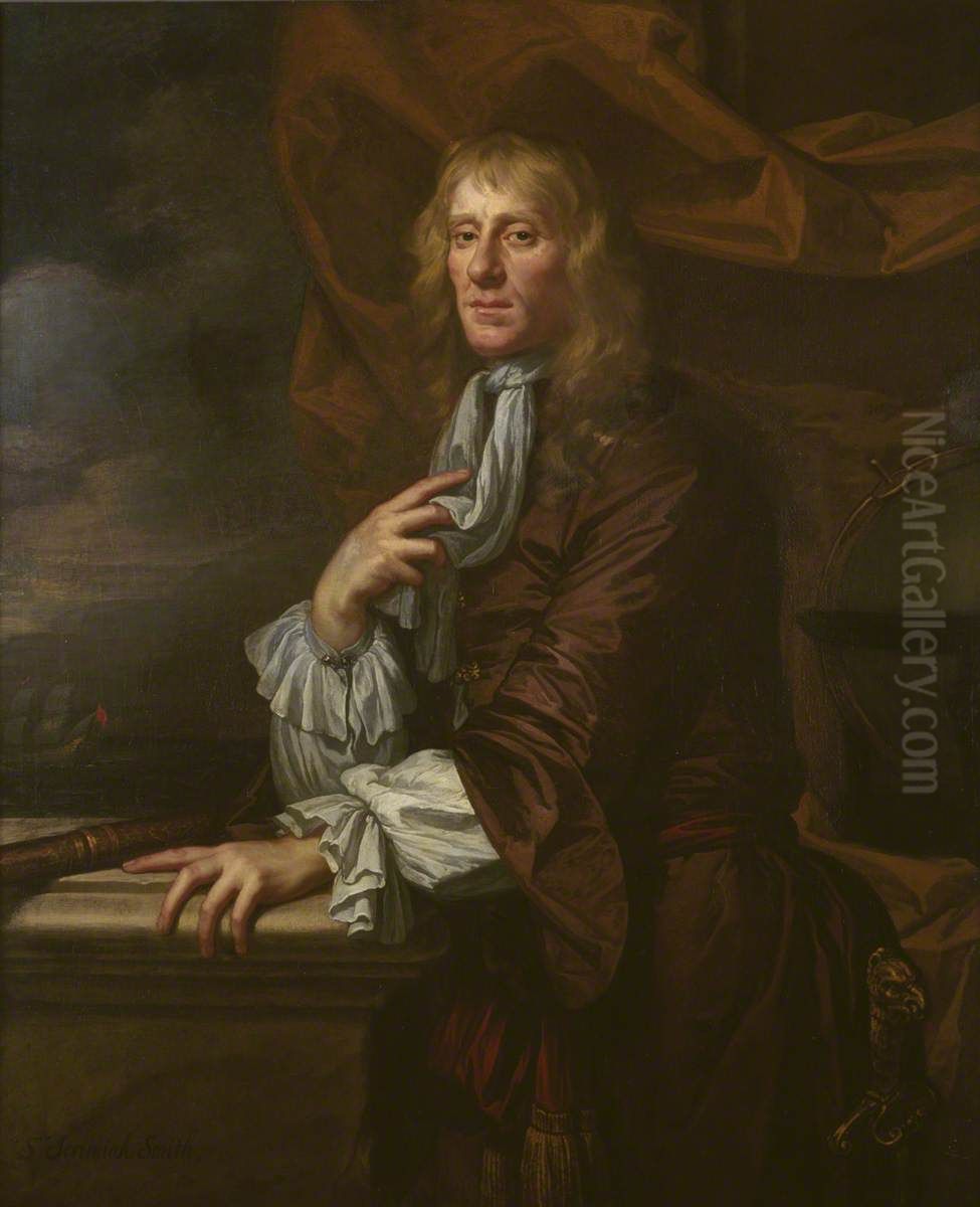 Sir Jeremiah Smith, died 1675 Oil Painting by Peter Lely