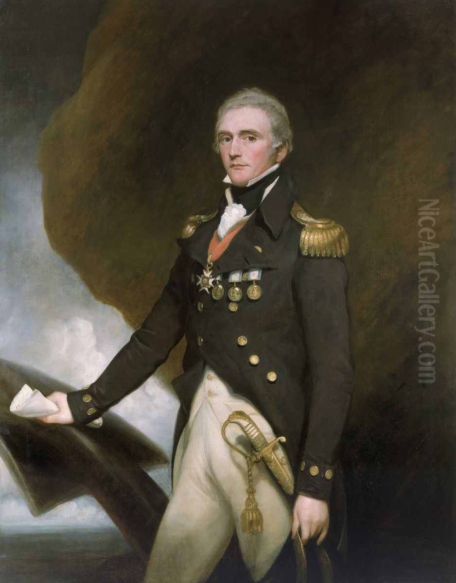Captain Sir Edward Berry, 1768-1831 Oil Painting by John Singleton Copley