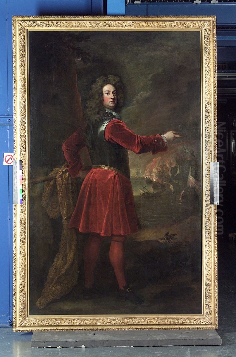 Admiral Edward Russell, 1652-1727, 1st Earl of Orford Oil Painting by Godfrey Kneller