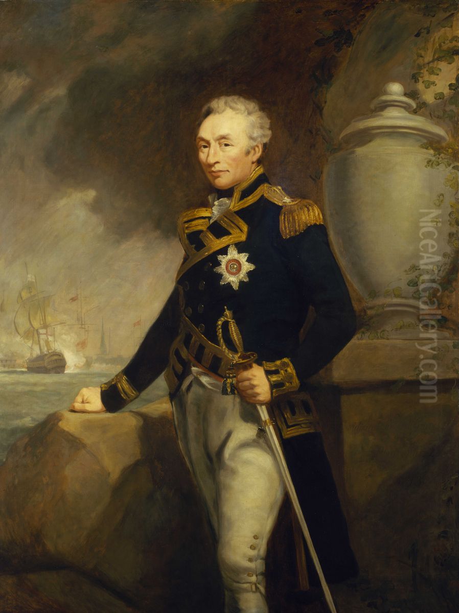 Rear-Admiral Sir Thomas Graves, circa 1747-1814 Oil Painting by James Northcote